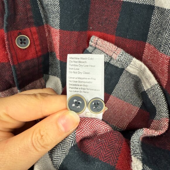 Jachs Men's Flannel Button Down Shirt, Size XL - Picture 6 of 7